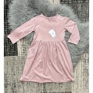 POUF BABY NYC Blush 3/4 Sleeve Sun Print Dress Size 10Y